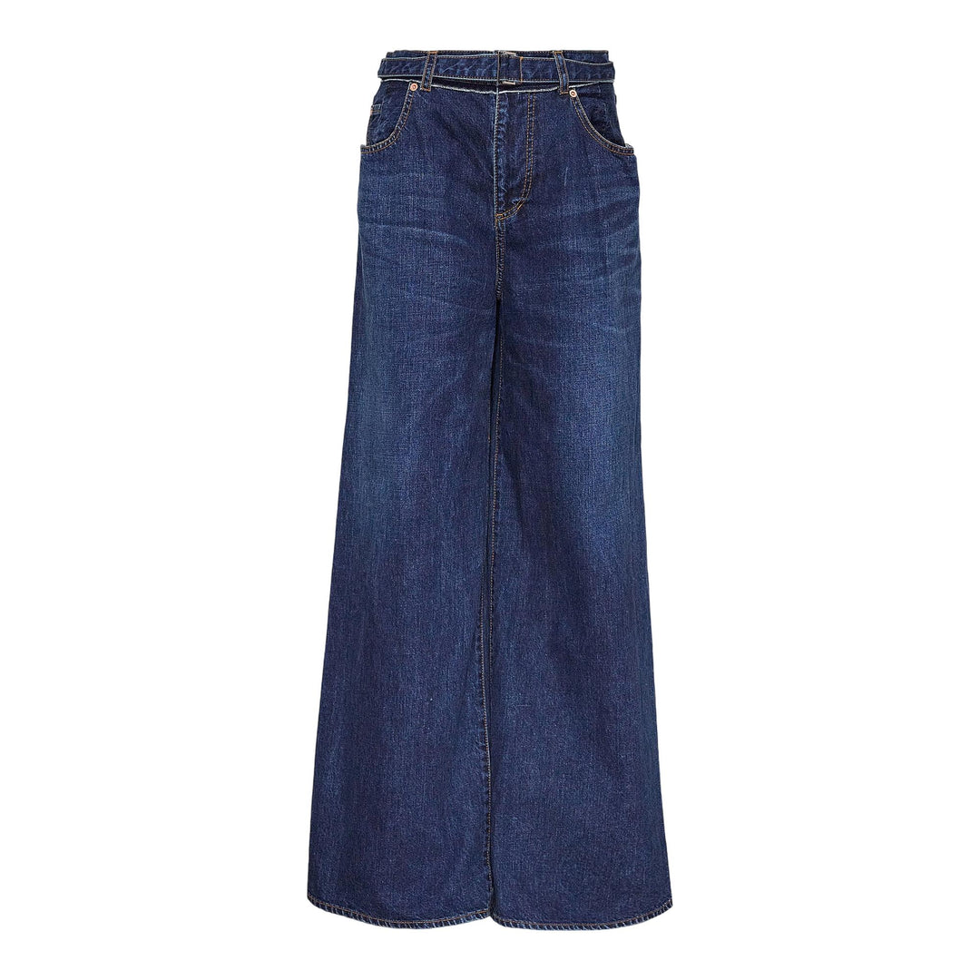 Club21 - sacai - Wide Denim Pants - JEANS - Blue