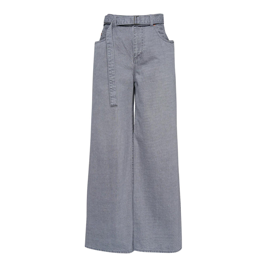 Club21 - sacai - Wide Denim Pants - JEANS - Grey
