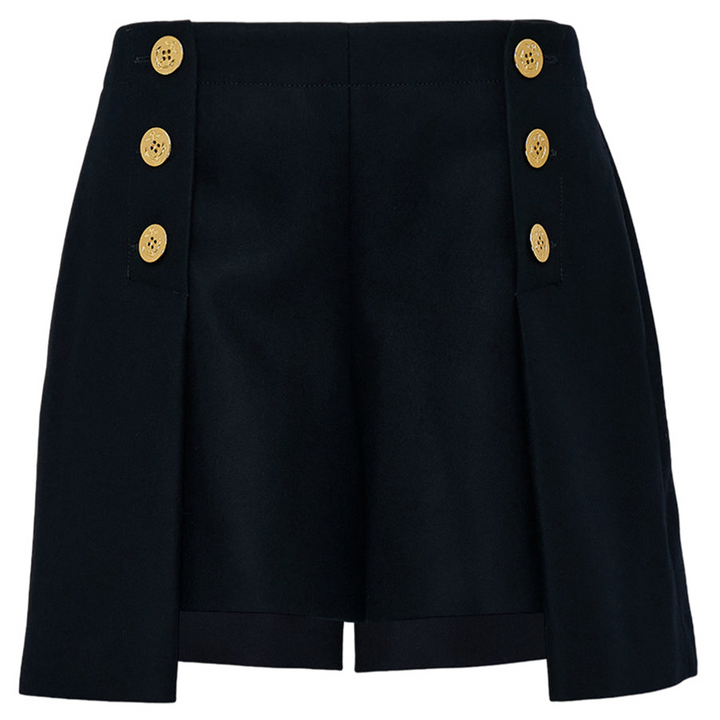 Wool Melton Shorts