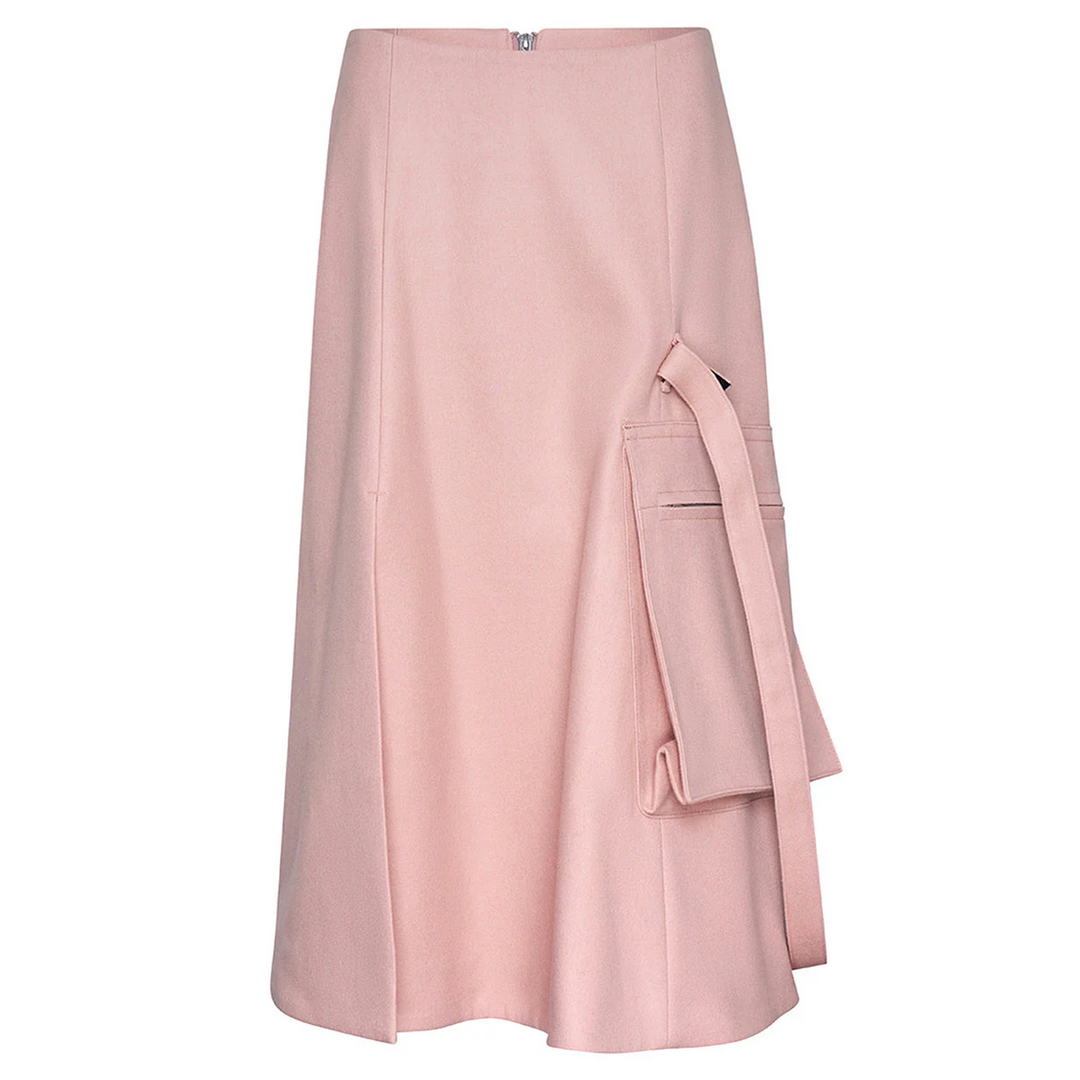 Wool Melton Skirt