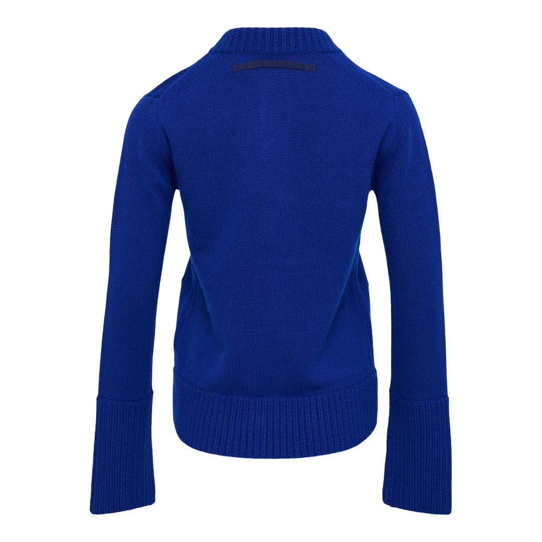 Club21 - sacai - Wool Knit Cardigan - CARDIGANS - Blue
