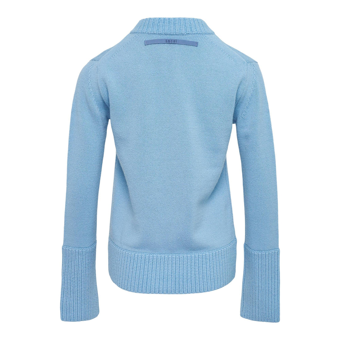 Club21 - sacai - Wool Knit Cardigan - CARDIGANS - Light Blue