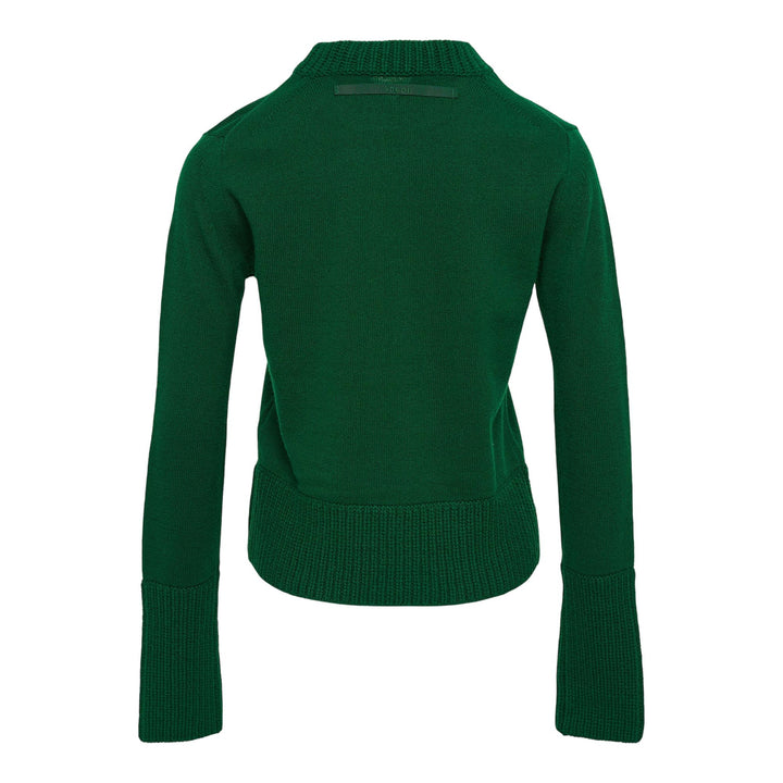 Club21 - sacai - Wool Knit Pullover - KNIT TOPS - Green