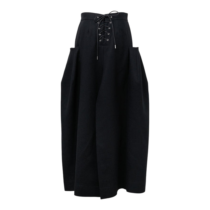 Club21 - sacai - Wool Melton Skirt - SKIRTS - Black