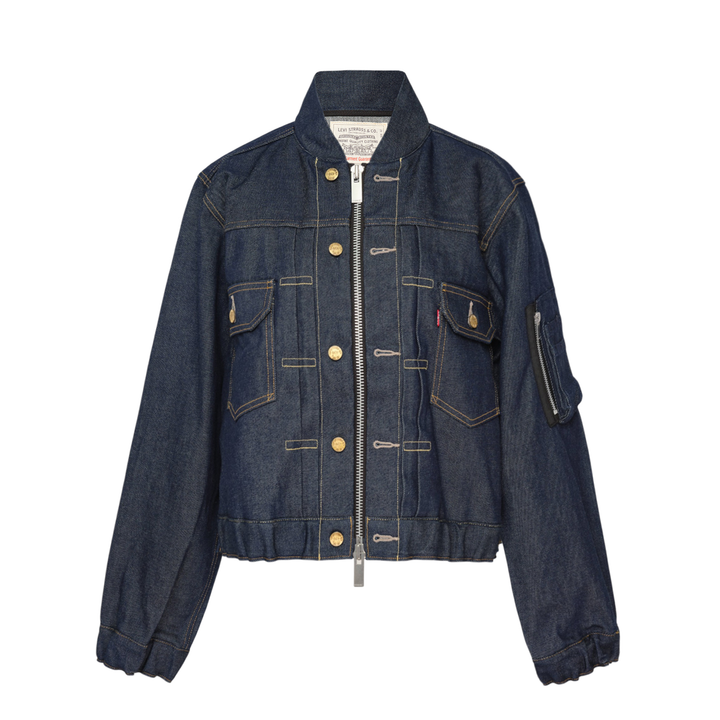 Denim Blouson Jacket