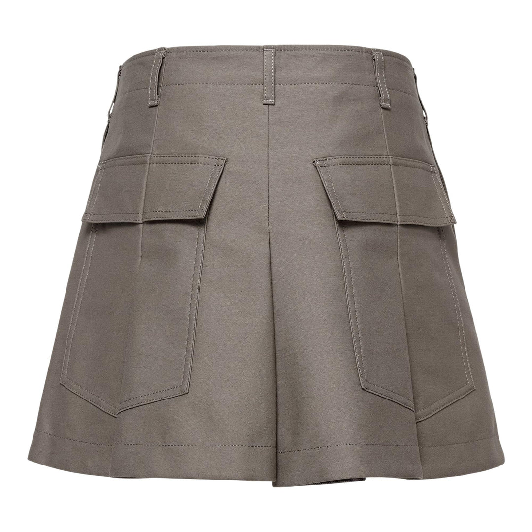 Club21 - sacai x WTAPS - WTAPS Cotton Back Satin Shorts Women - SHORTS - Natural