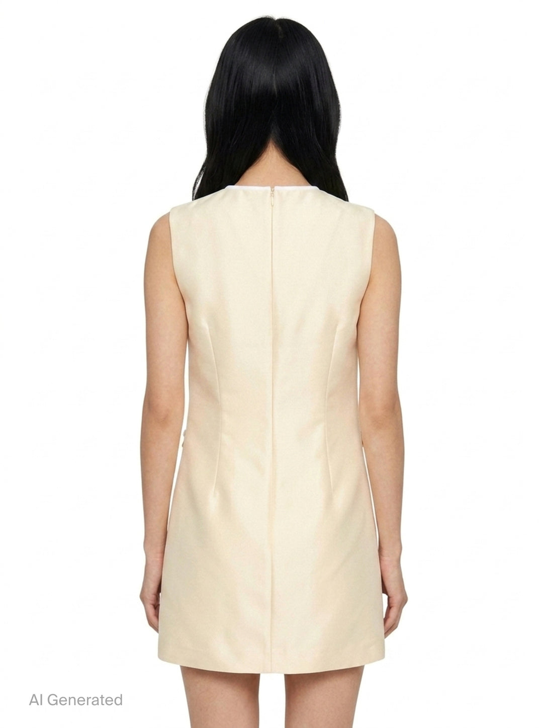 Yellow Taffeta Bow Mini Dress | Self-Portrait | Club21 - back