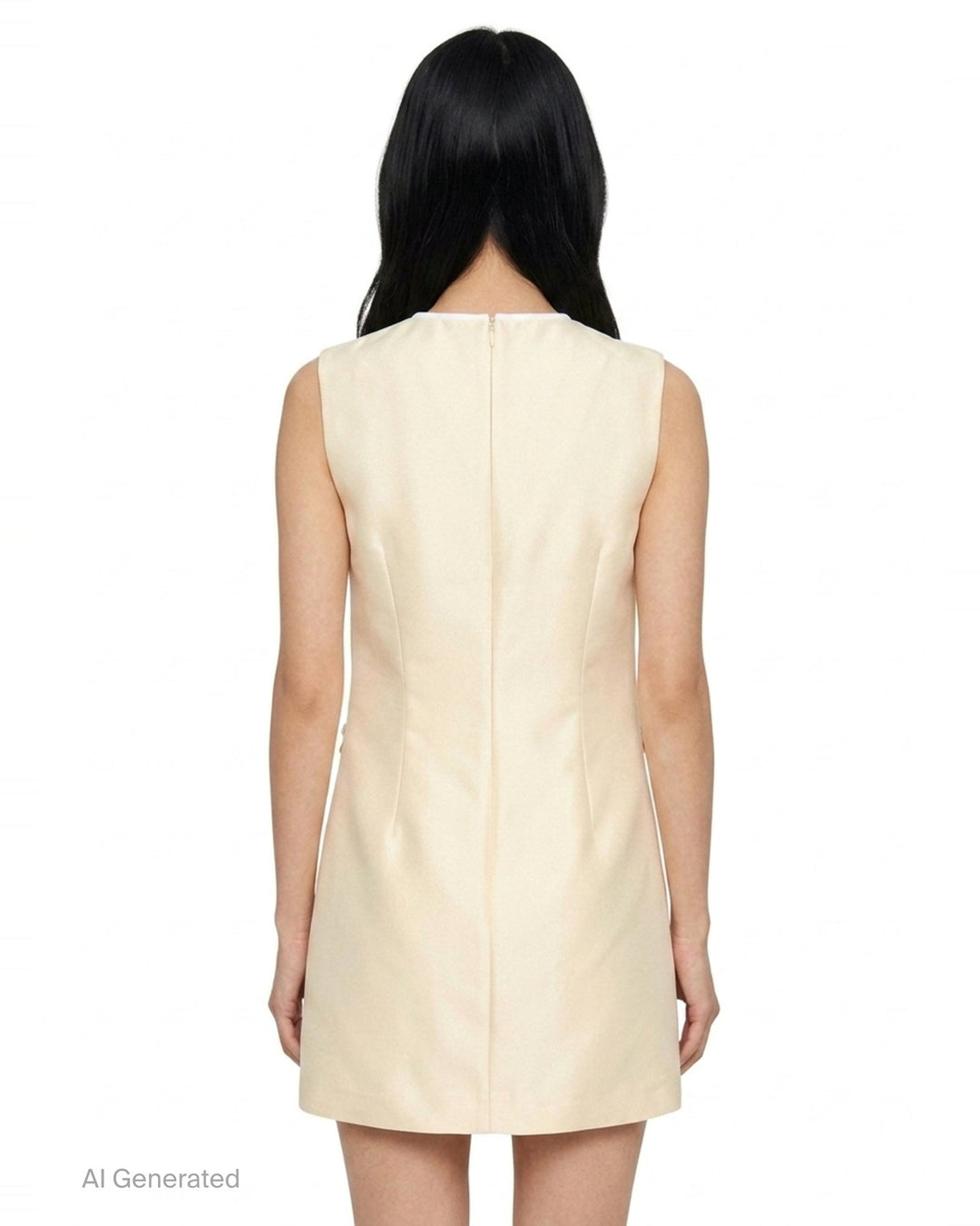 Yellow Taffeta Bow Mini Dress | Self-Portrait | Club21 - back