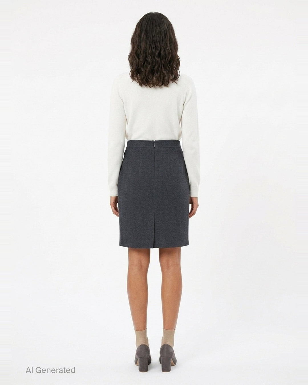 Decorative Flap Pocket Skirt | SHUSHU/TONG | Club21 - back