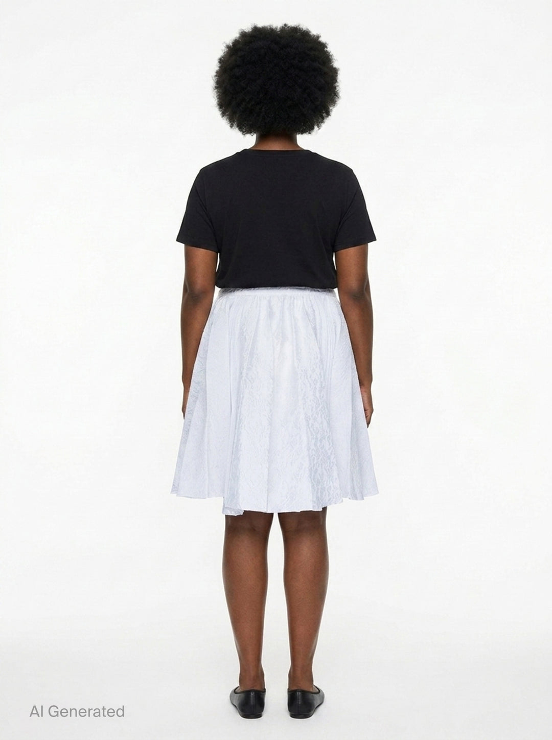 White Lace Pleated Skirt | SHUSHU/TONG | Club21 - back