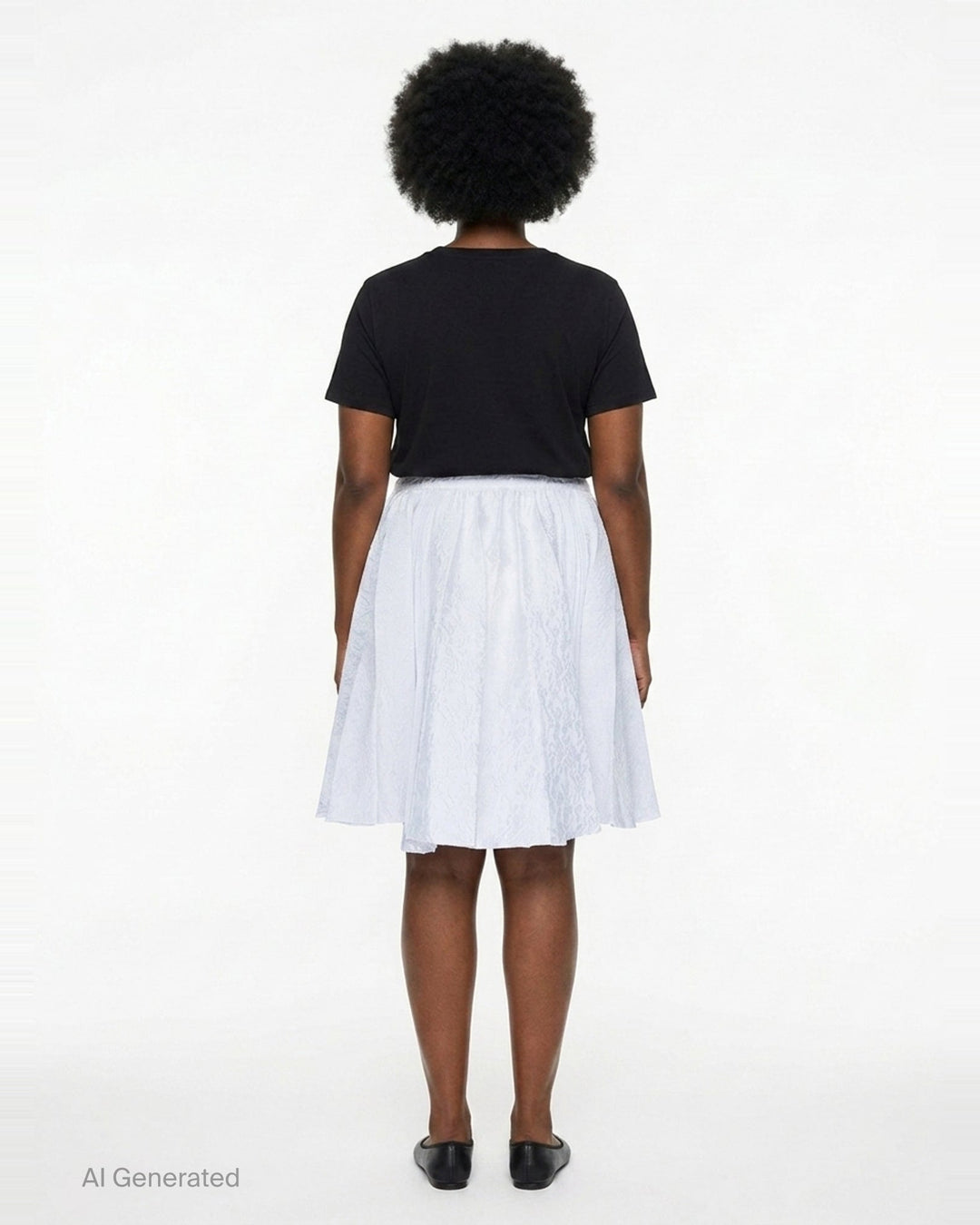 White Lace Pleated Skirt | SHUSHU/TONG | Club21 - back