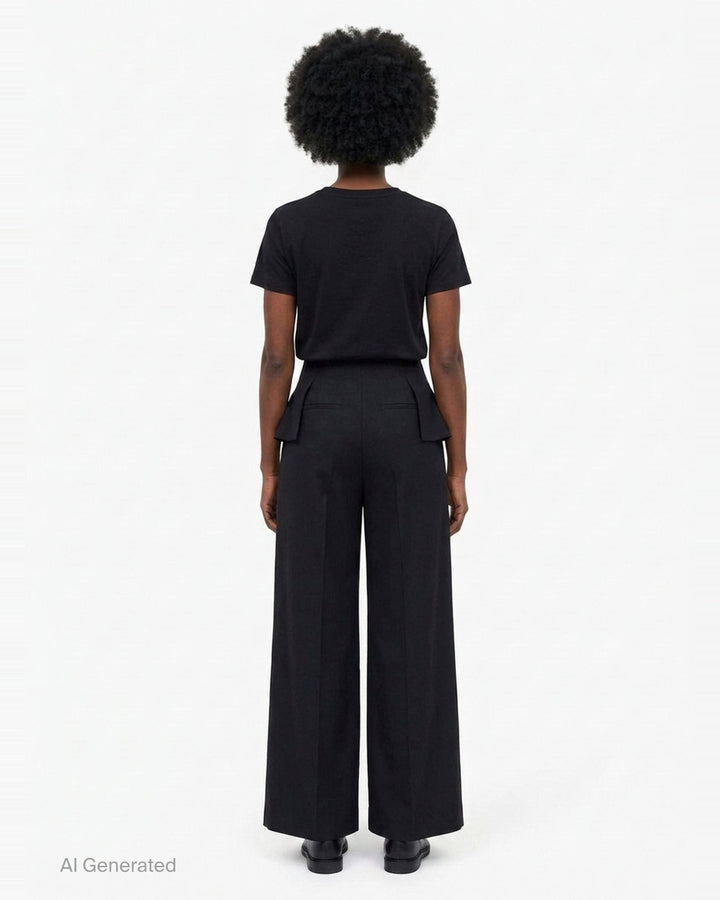 Back Bow Wide Leg Trousers | Simone Rocha | Club21 - back