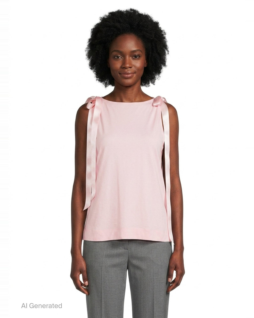 Bow Ribbon Tail Tank Top | Simone Rocha | Club21 - front