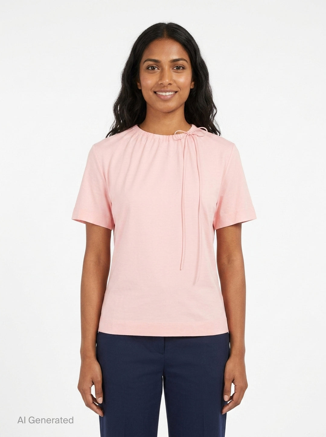 Cord Neck Easy Tee | Simone Rocha | Club21 - front