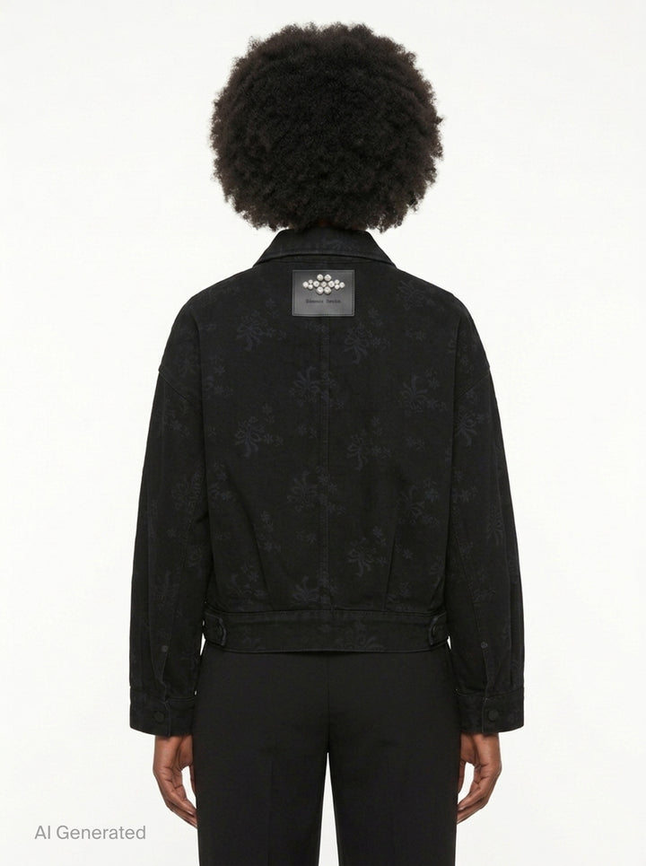 Cropped Utility Pocket Jacket | Simone Rocha | Club21 - back