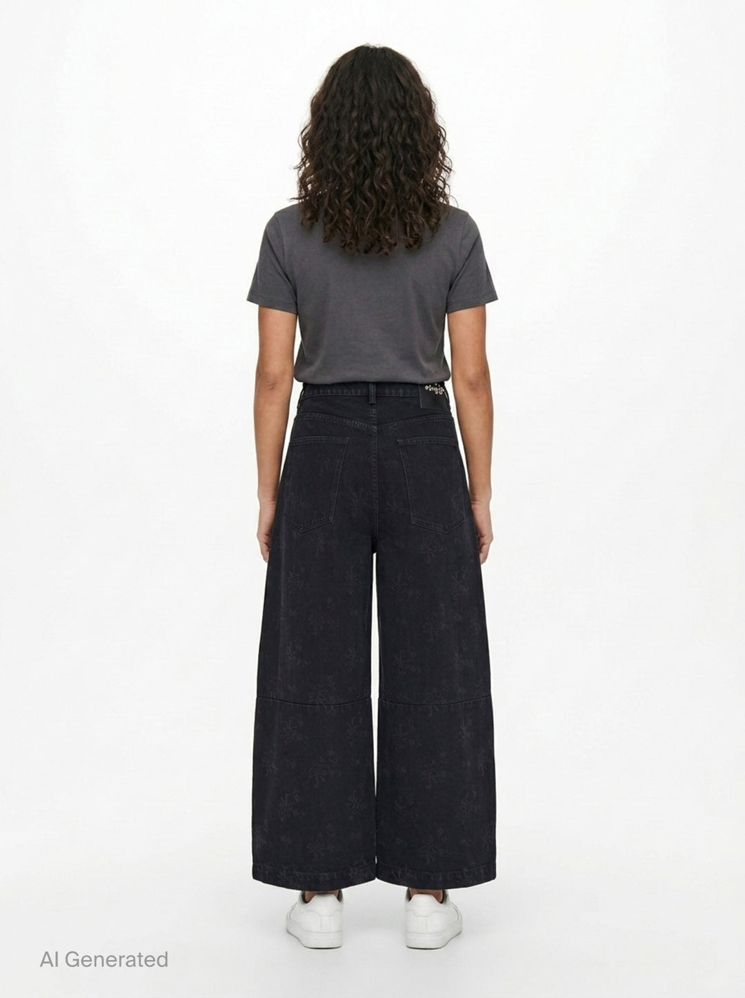 Cropped Wide Leg Utility Jeans | Simone Rocha | Club21 - back