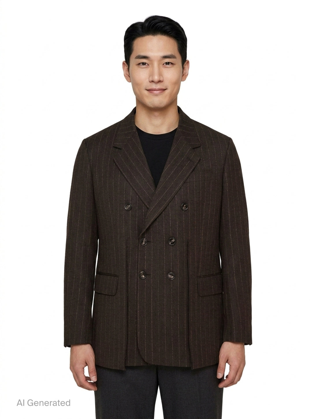 Double Breasted Pinstripe Jacket | Simone Rocha | Club21 - front