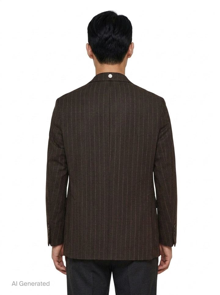 Double Breasted Pinstripe Jacket | Simone Rocha | Club21 - back