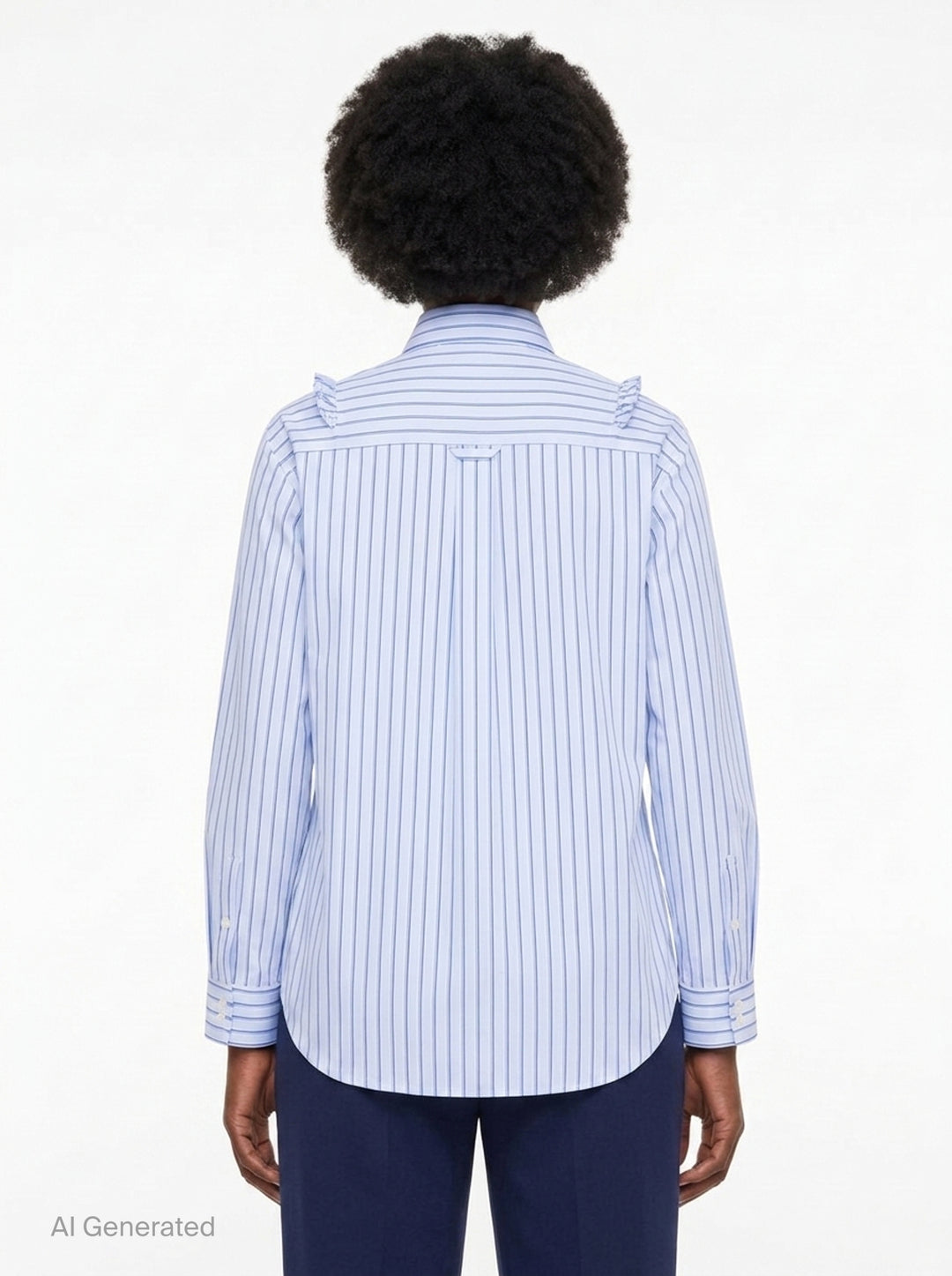 Double Ruffle Long Sleeve Shirt | Simone Rocha | Club21 - back