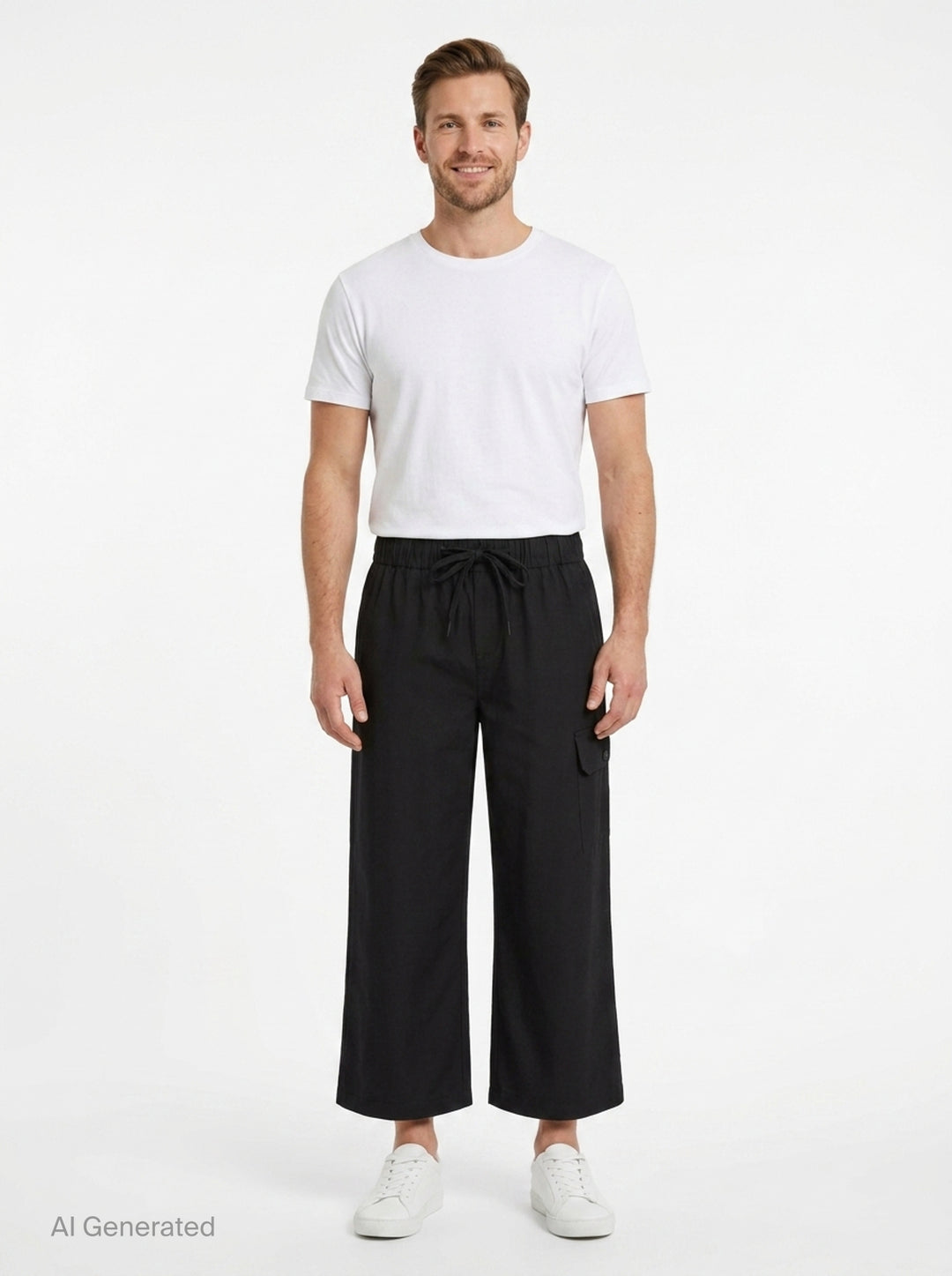 Drawstring Cargo Wide-Leg Pants | Simone Rocha | Club21 - front