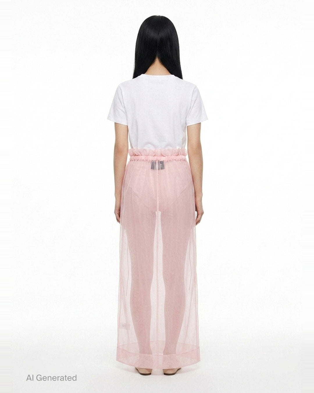 Gathered Waist Cord Tulle Skirt | Simone Rocha | Club21 - back