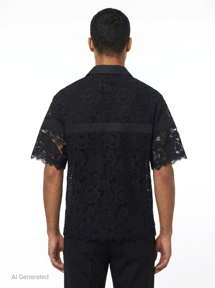 Panel Rugby Short Sleeve Polo | Simone Rocha | Club21 - back
