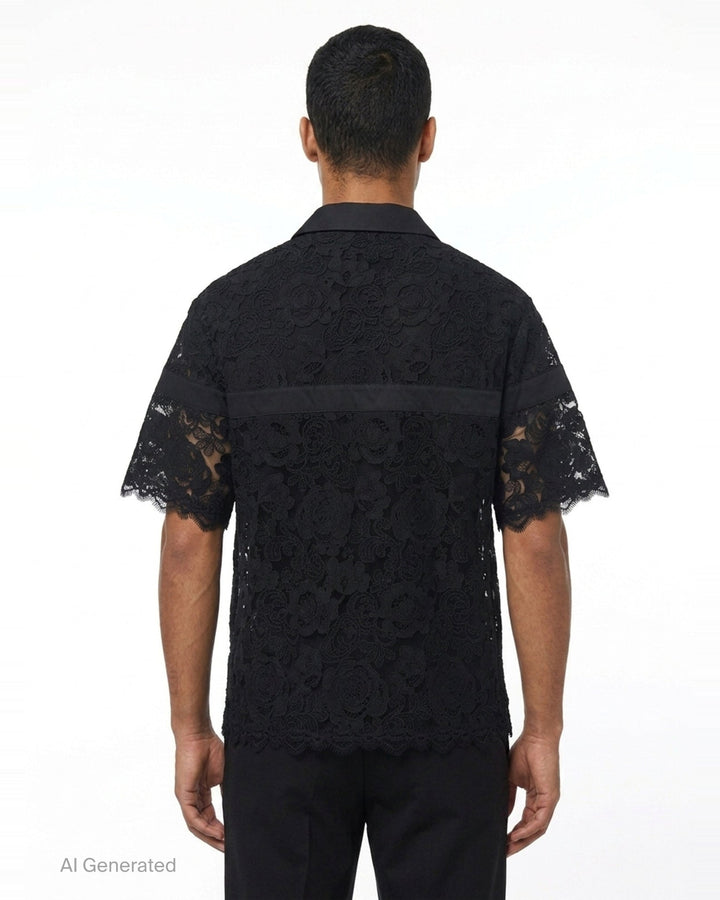 Panel Rugby Short Sleeve Polo | Simone Rocha | Club21 - back