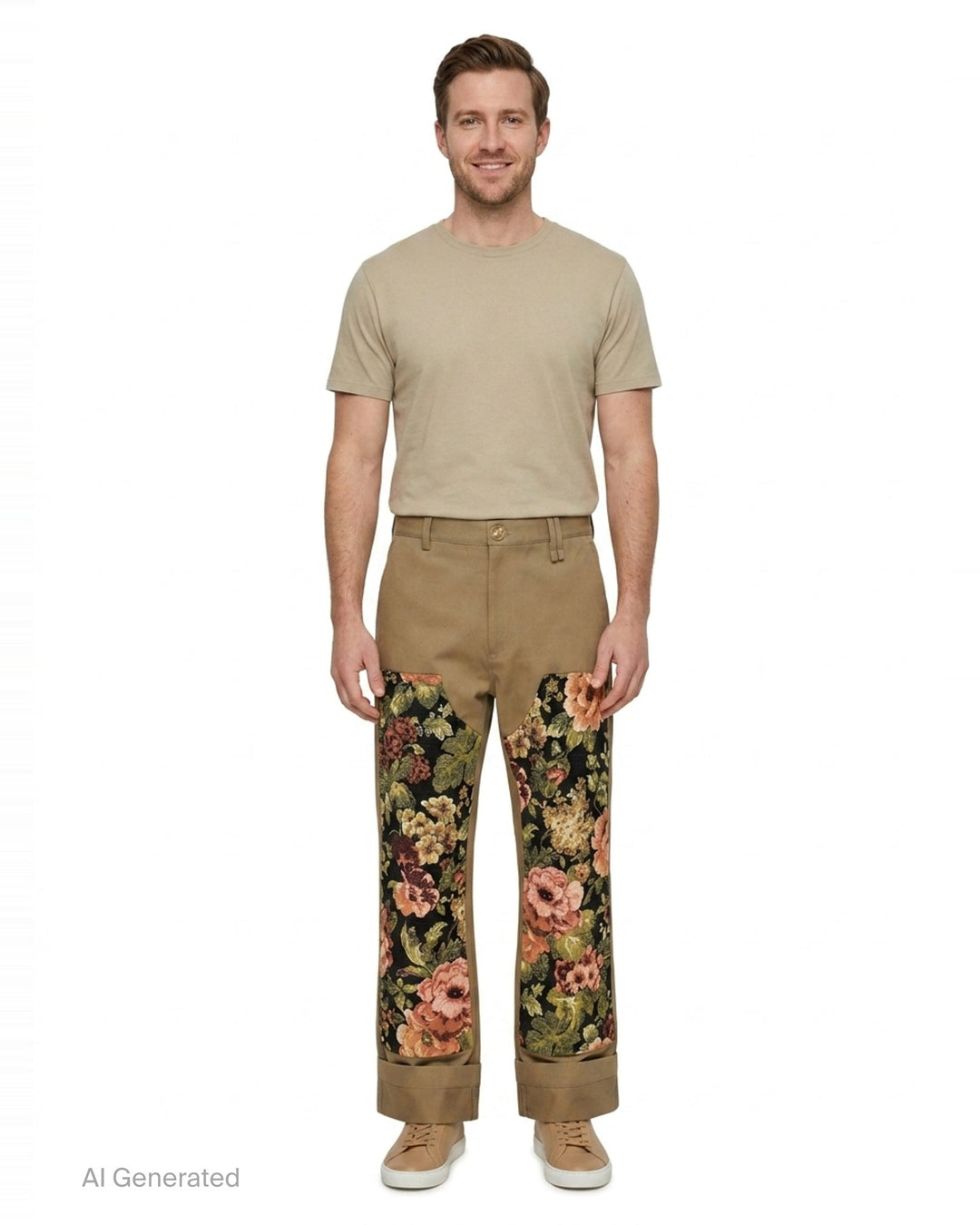 Patchwork Workwear Trousers | Simone Rocha | Club21 - front