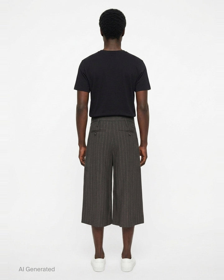 Pleated Wide Leg Shorts | Simone Rocha | Club21 - back