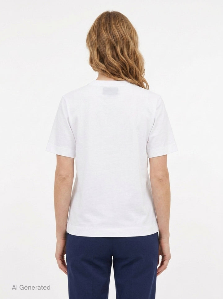 Ribbon Rosette Boy Tee | Simone Rocha | Club21 - back