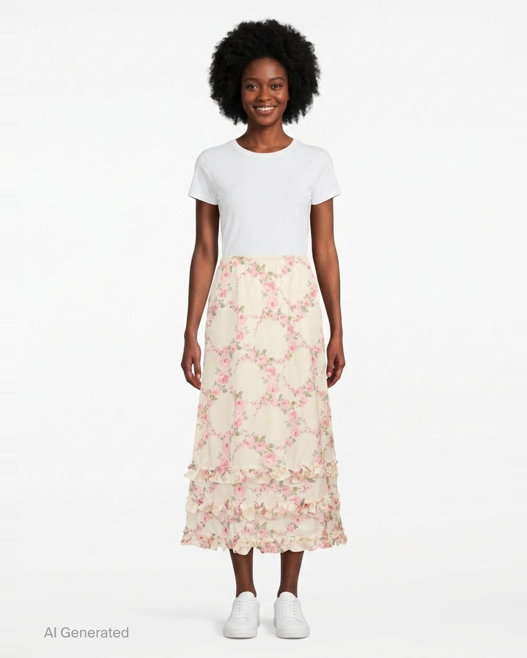 Ruffle Frill Hem Skirt | Simone Rocha | Club21 - front