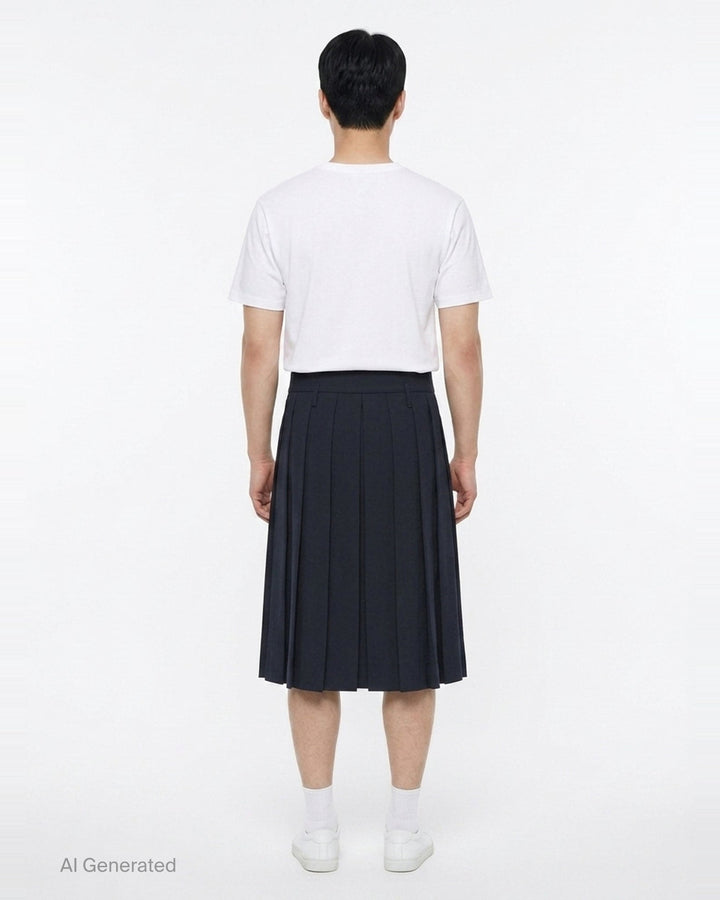 Tailored Clip Kilt Skirt | Simone Rocha | Club21 - back