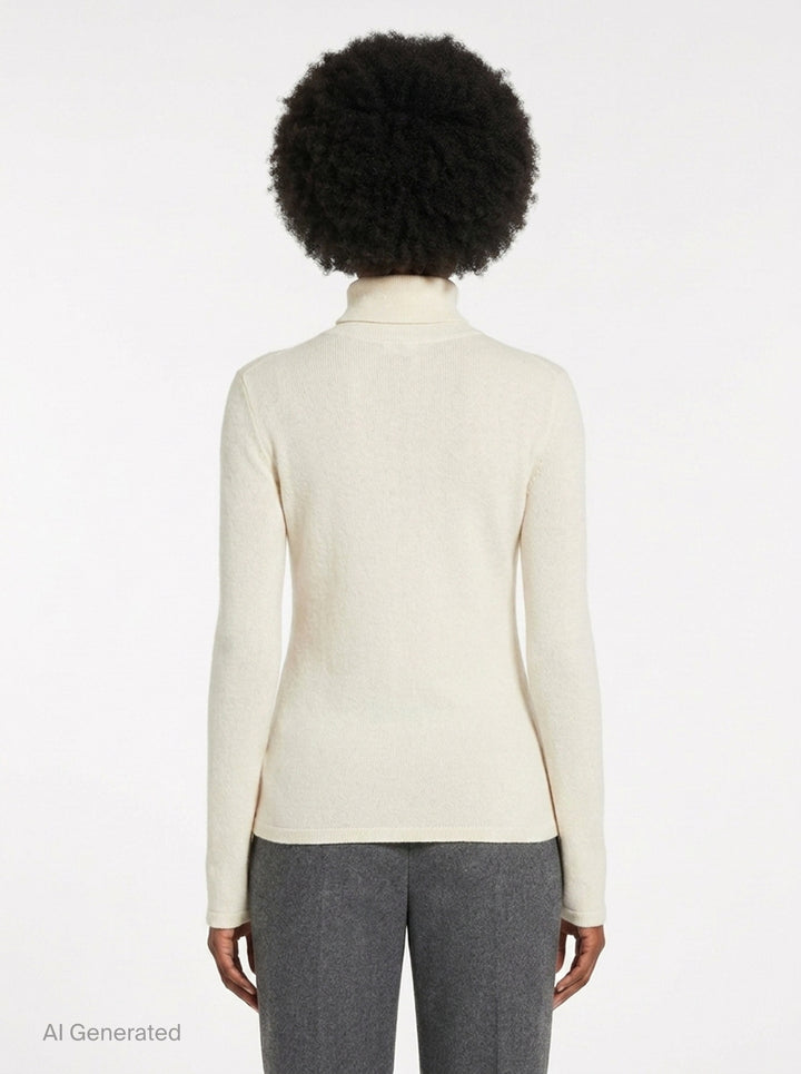 Long Sleeve Turtleneck Sweater | Sofie D'Hoore | Club21 - back