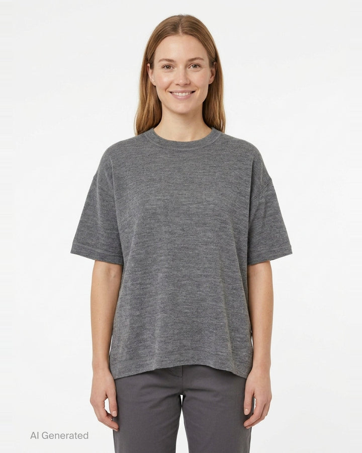 Short Sleeve Jersey Knit Top | Sofie D'Hoore | Club21 - front