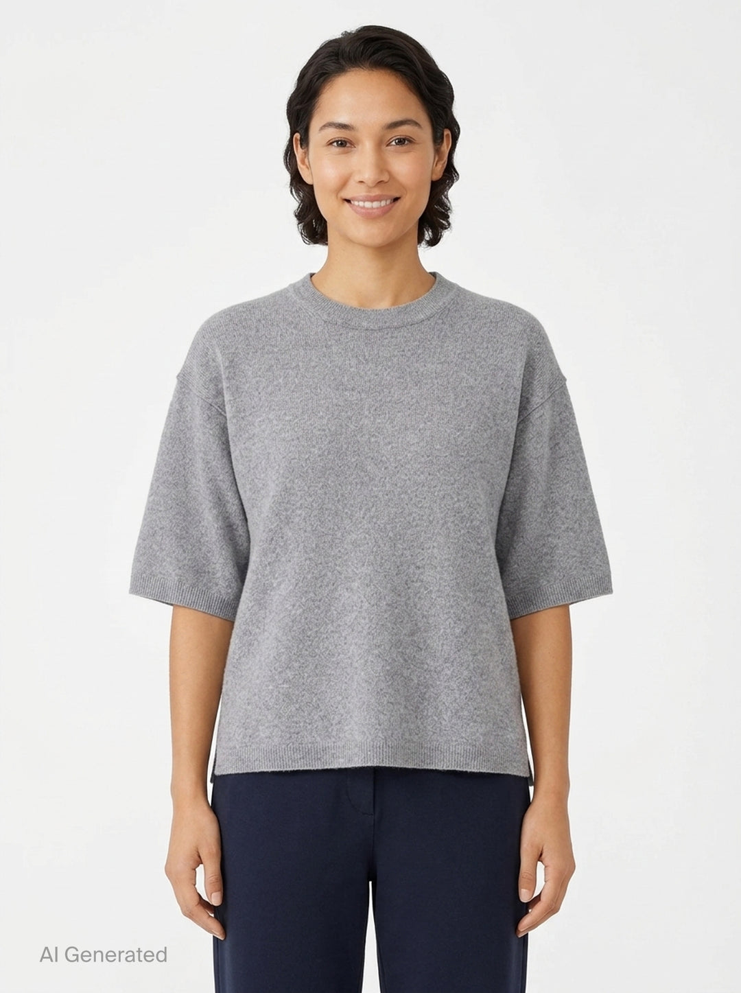 Short Sleeve Knit Top | Sofie D'Hoore | Club21 - front