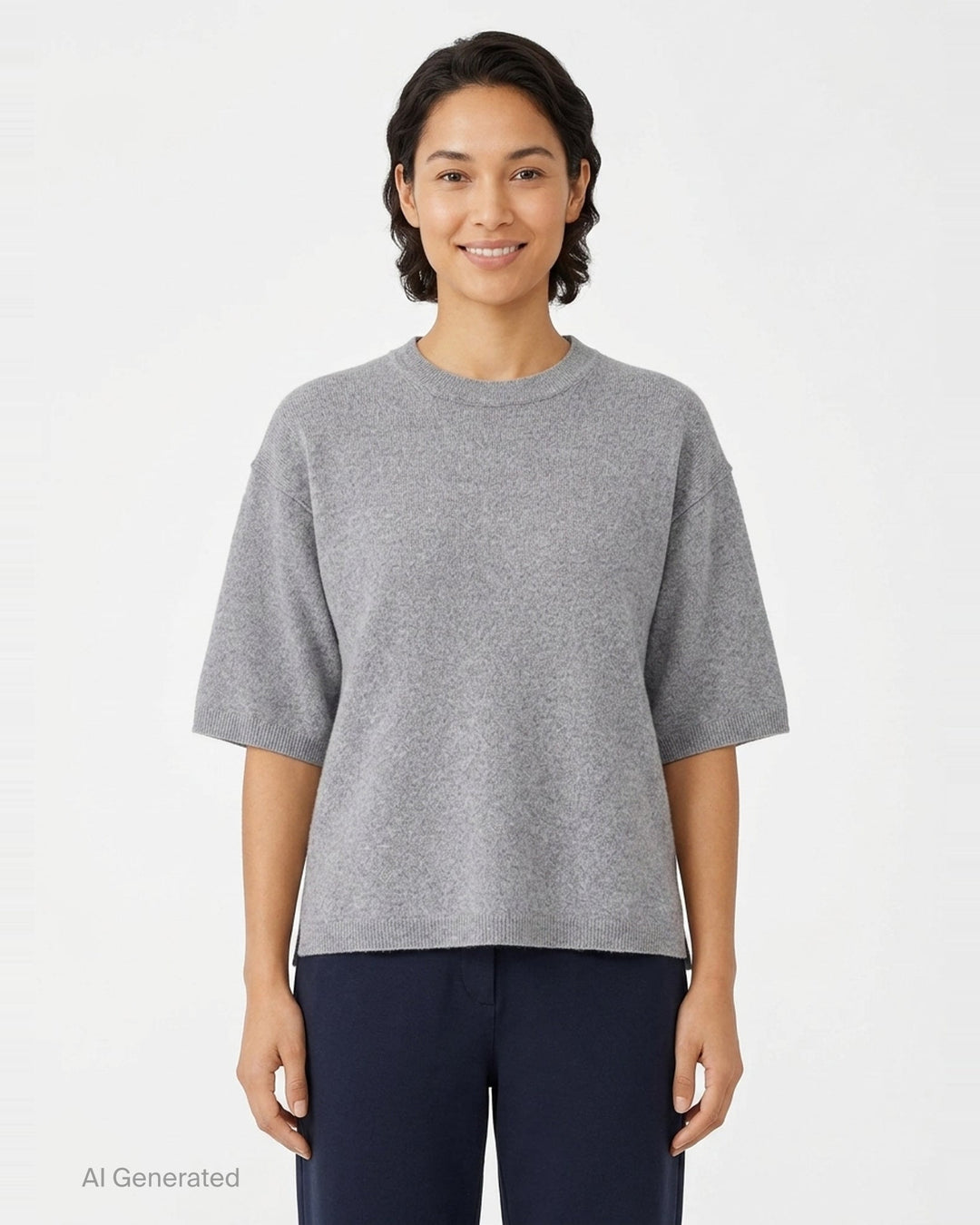 Short Sleeve Knit Top | Sofie D'Hoore | Club21 - front