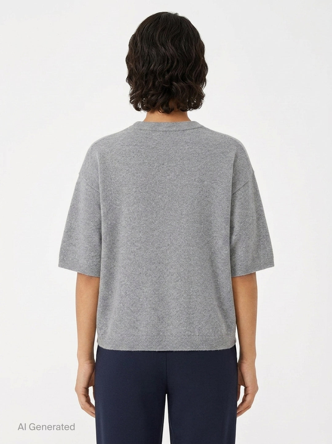 Short Sleeve Knit Top | Sofie D'Hoore | Club21 - back