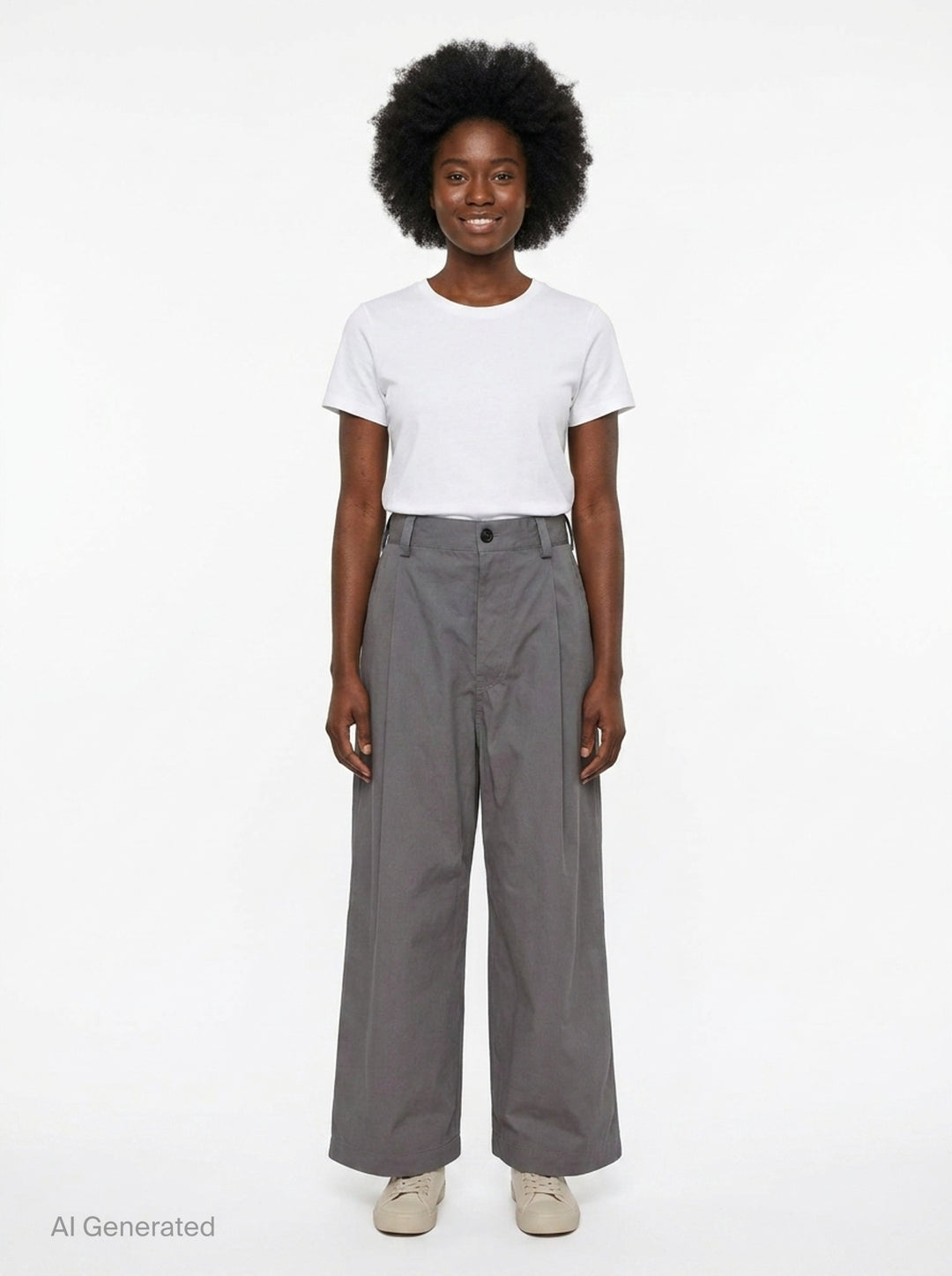 Single Pleat Wide Leg Pants | Sofie D'Hoore | Club21 - front