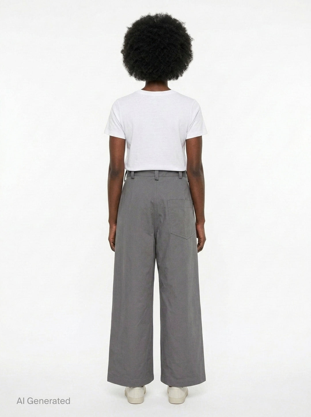 Single Pleat Wide Leg Pants | Sofie D'Hoore | Club21 - back