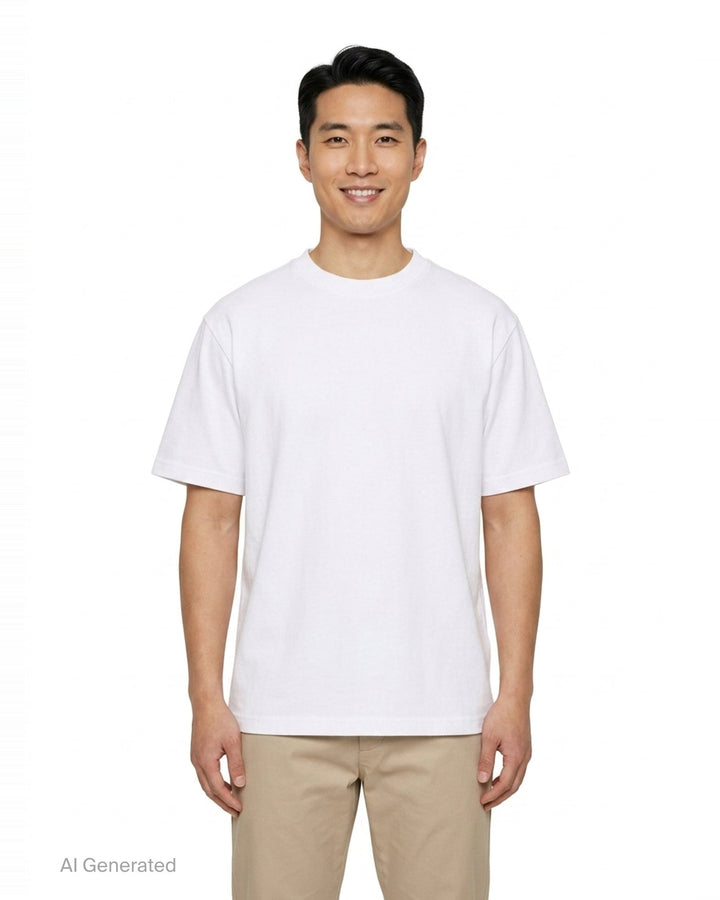 Logo Tee With Hairy Flocking | Solid Homme | Club21 - front
