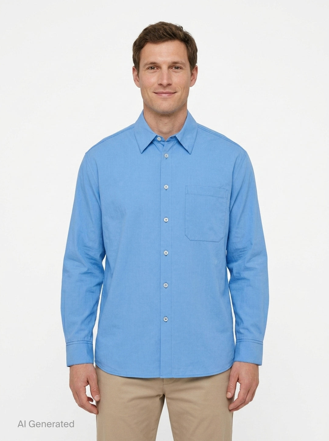 Long Sleeve Pin Tuck Shirt | Solid Homme | Club21 - front