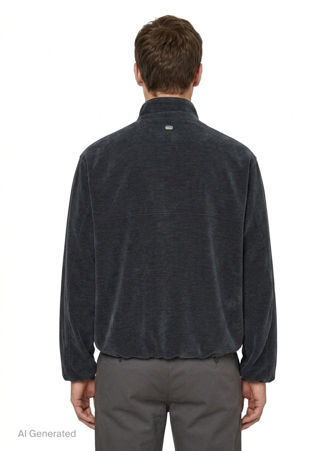 Velvet Feel Track Jacket | Solid Homme | Club21 - back