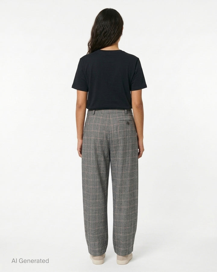 Mid Rise Balloon Tailored Pants | Stella McCartney | Club21 - back