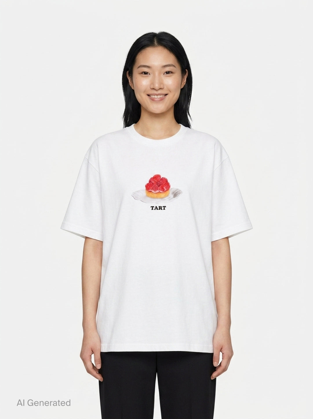 Raspberry Tart Graphic Tee | Stella McCartney | Club21 - front