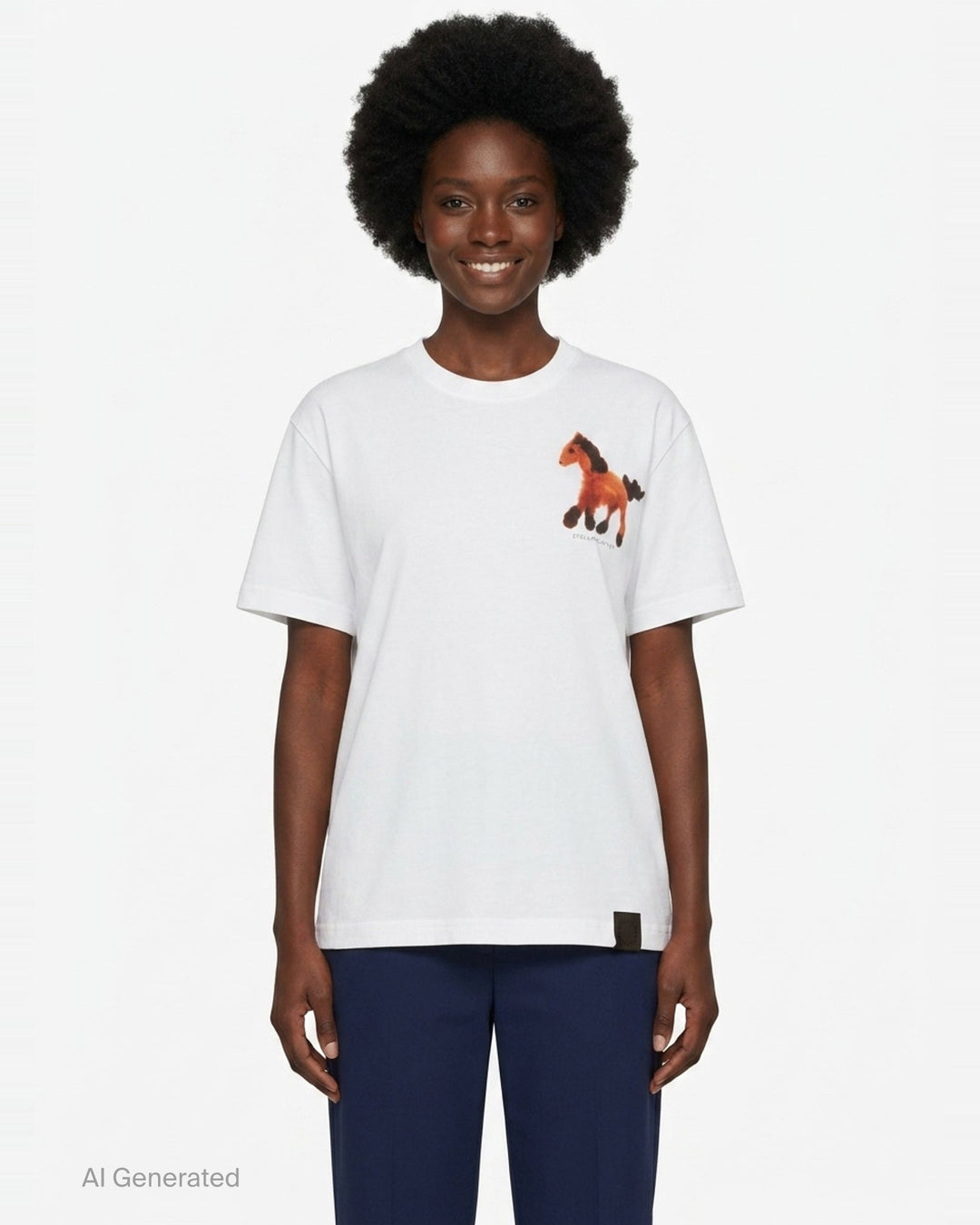 Toy Horse Graphic Tee | Stella McCartney | Club21 - front