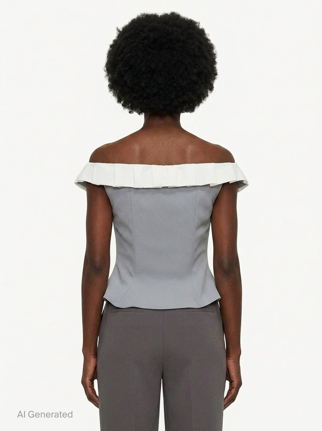 Bow Corset Bustier Top | Stolen Stores | Club21 - back