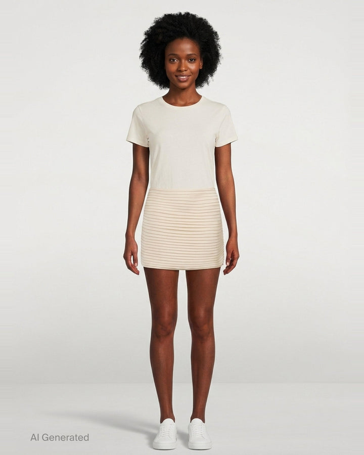 Kaia Pleated Mini Skirt | Stolen Stores | Club21 - front