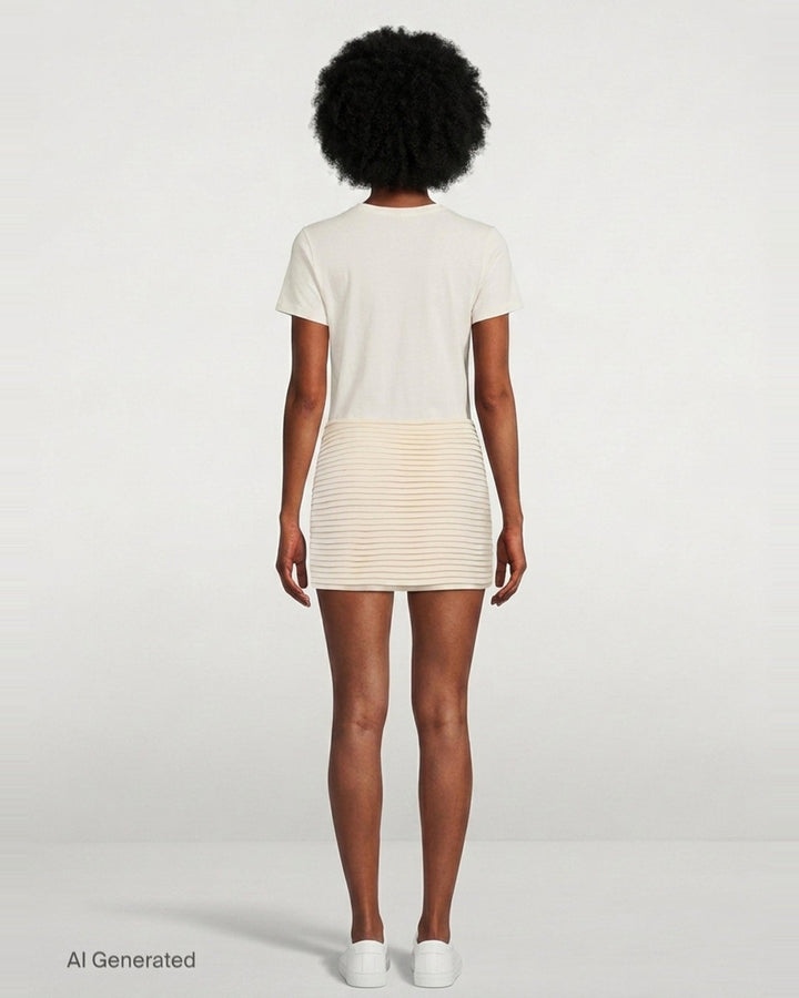 Kaia Pleated Mini Skirt | Stolen Stores | Club21 - back