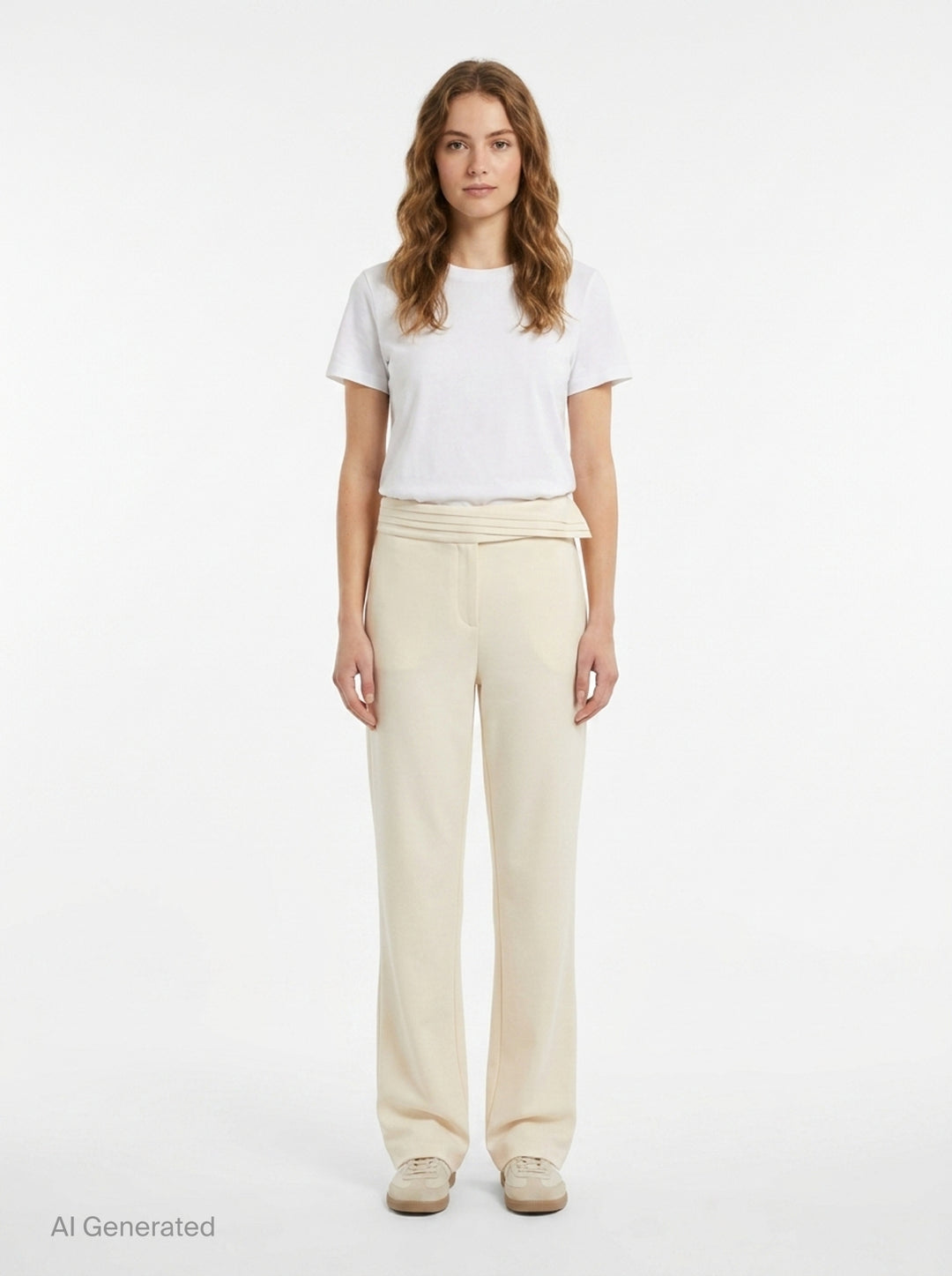 Kaia Pleated Waistband Pants | Stolen Stores | Club21 - front