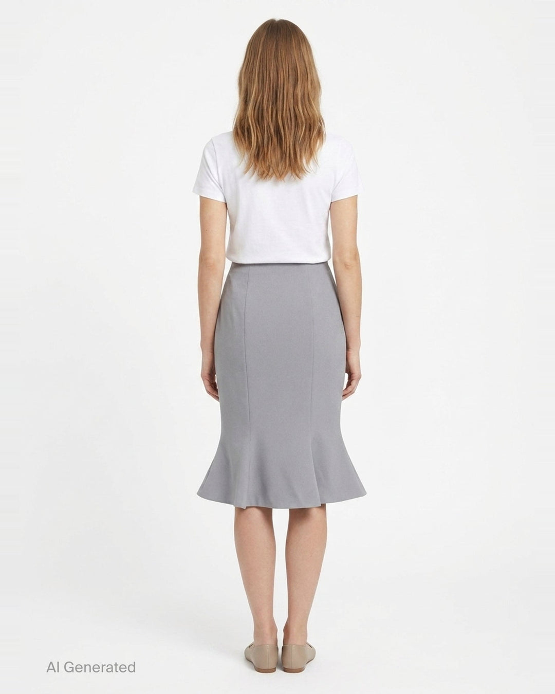 Mermaid Hem Midi Skirt | Stolen Stores | Club21 - back